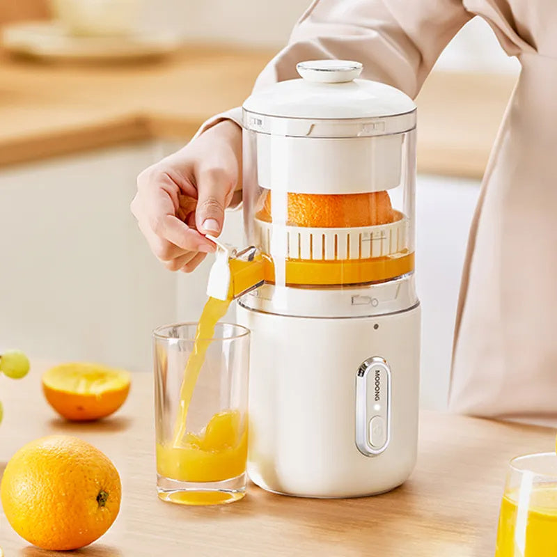 Portable USB Wireless Mini Steel Juicer - Multifunctional Electric Blender for Oranges and Lemons