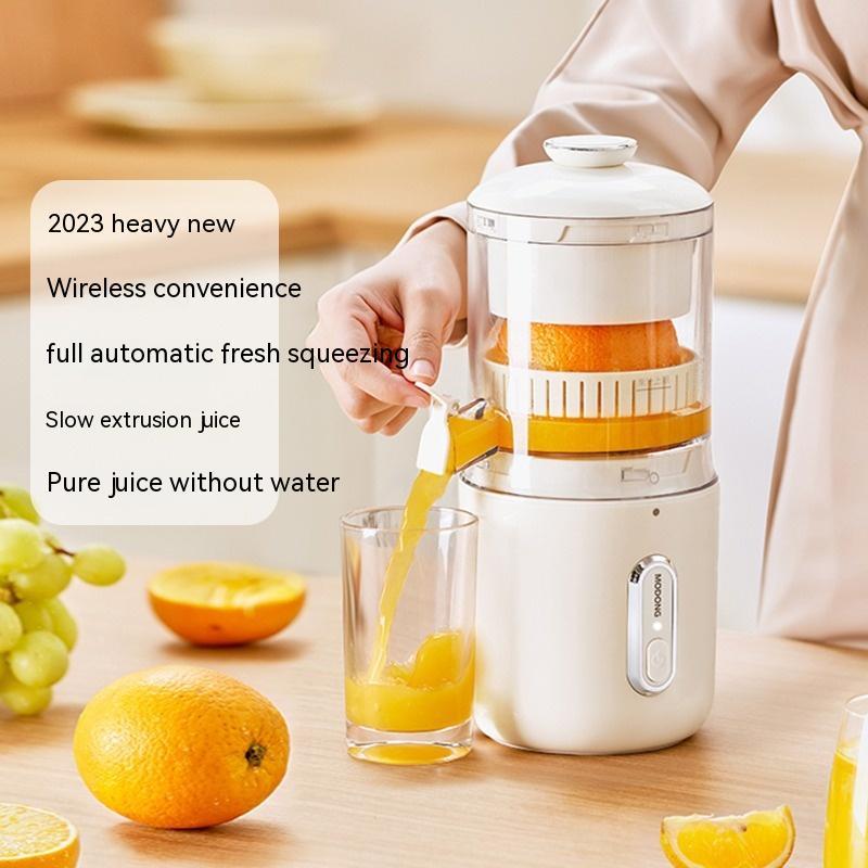 Portable USB Wireless Mini Steel Juicer - Multifunctional Electric Blender for Oranges and Lemons