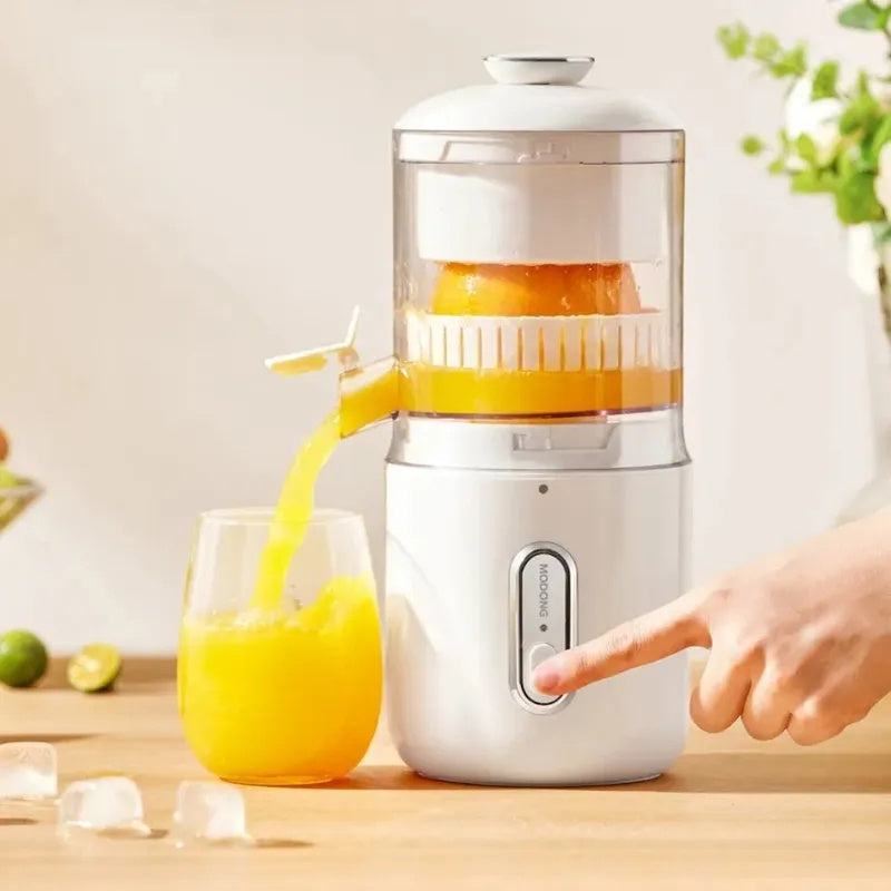 Portable USB Wireless Mini Steel Juicer - Multifunctional Electric Blender for Oranges and Lemons