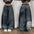 Streetwear New Harajuku Solid Color Washed Baggy Jeans Men Y2K Fashion Retro Punk Casual Joker Gothic High Waist Wide Leg Pants