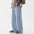 New 2024 Hot Selling Korean Men's Casual Long Denim Classic Men's Straight Leg High Street Denim Wide Leg Pants