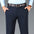 Spring Autumn Men's Smart Casual Pants Black Navy Blue Suit Pants Office Male Trousers Big Size Elegant Sports Straight Pants