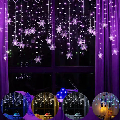 3M Christmas Fairy Light New Year Indoor and Outdoor Decoration Curtain Light String Party Holiday Decoration