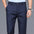 Male Smart Casual Pants Stretchy Sports Men's Fast Dry Trousers Spring Autumn Full Length Straight Office Black Navy Work Pants