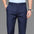 Male Smart Casual Pants Stretchy Sports Men's Fast Dry Trousers Spring Autumn Full Length Straight Office Black Navy Work Pants