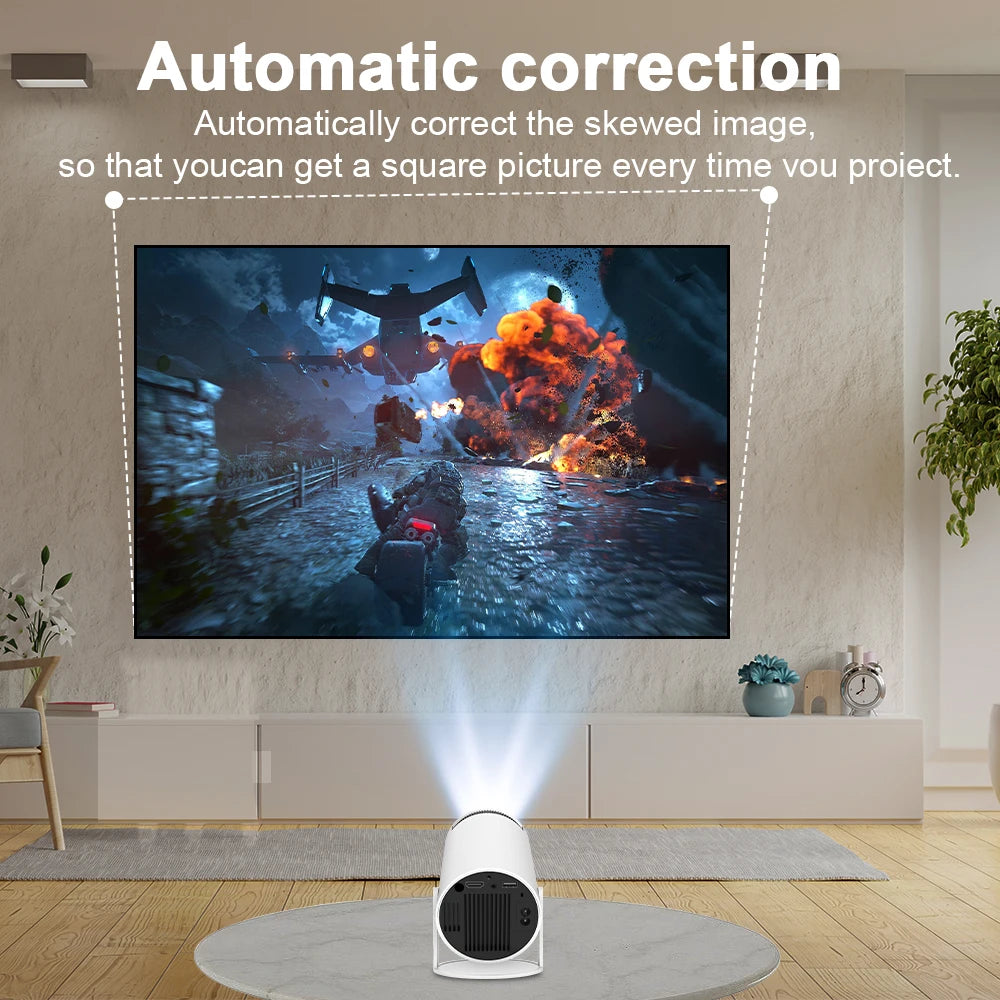 Magcubic HY300 Pro 4K WiFi 6 Projector - Android 11, 260 ANSI, Dual WiFi, Allwinner H713, BT 5.0, 1280x720p, Portable Home Cinema & Outdoor Projector