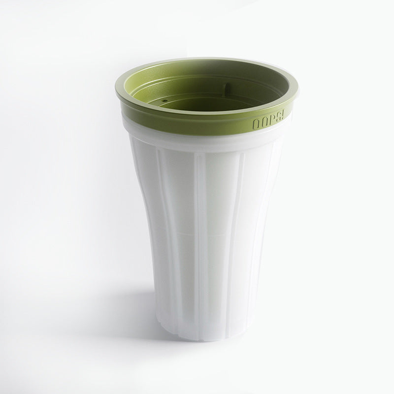 Summer Essential: Portable Smoothie Maker with Lid and Ice Crusher - Perfect for Blending, Shaking, and Taking on-the-go