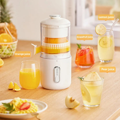 Portable USB Wireless Mini Steel Juicer - Multifunctional Electric Blender for Oranges and Lemons